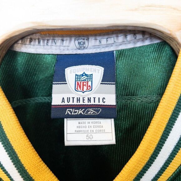 Reebok Authentic Stitched Jersey Aaron Rodgers Greenbay Mens Size 50 - Picture 3 of 7